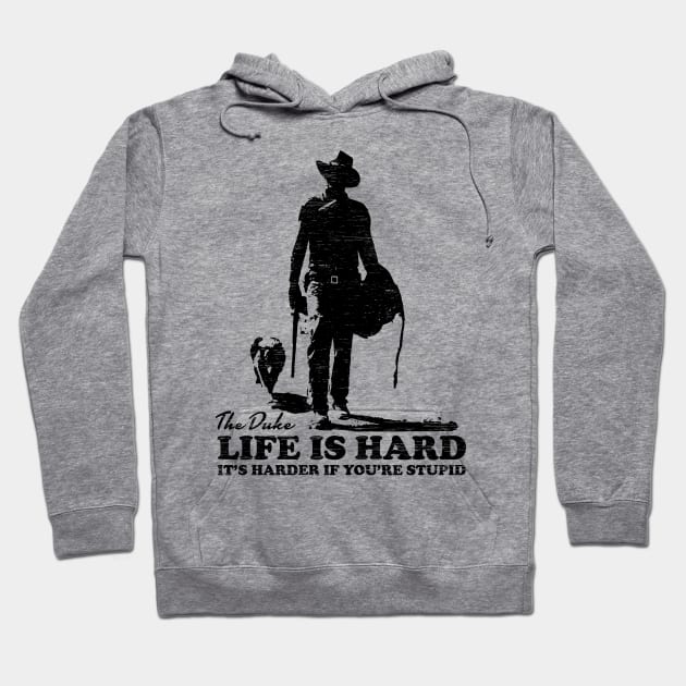 John Wayne Hoodie by Lenny Animals Arts